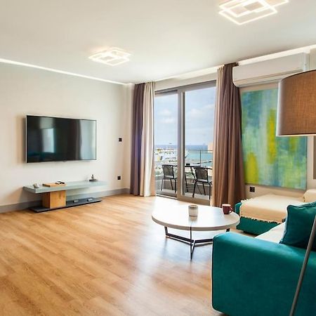Minimal Loft Art With Sea View Over Heraklion Harbour Luaran gambar